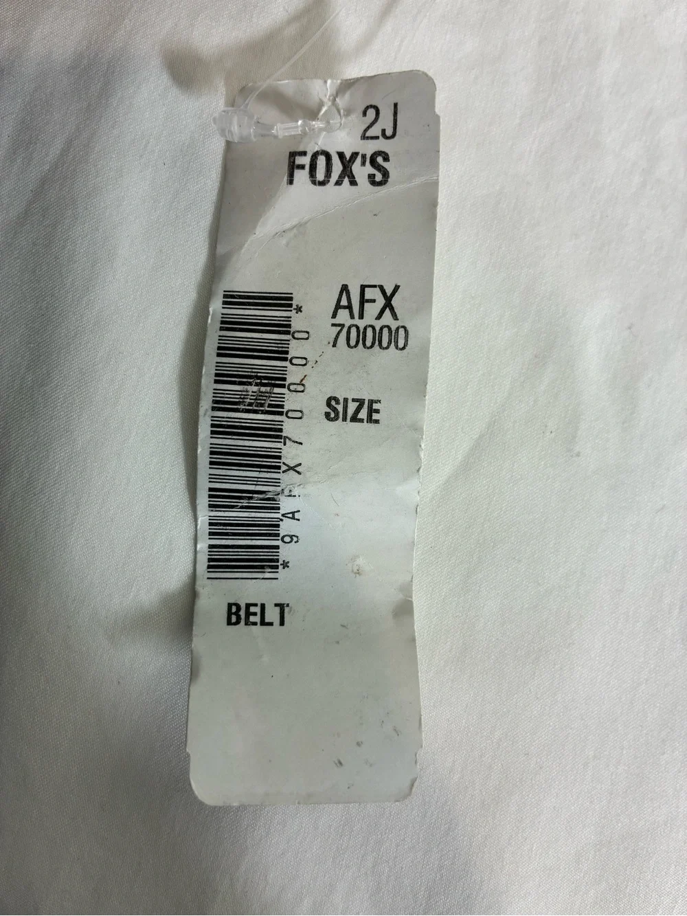 Fox’s all belts
